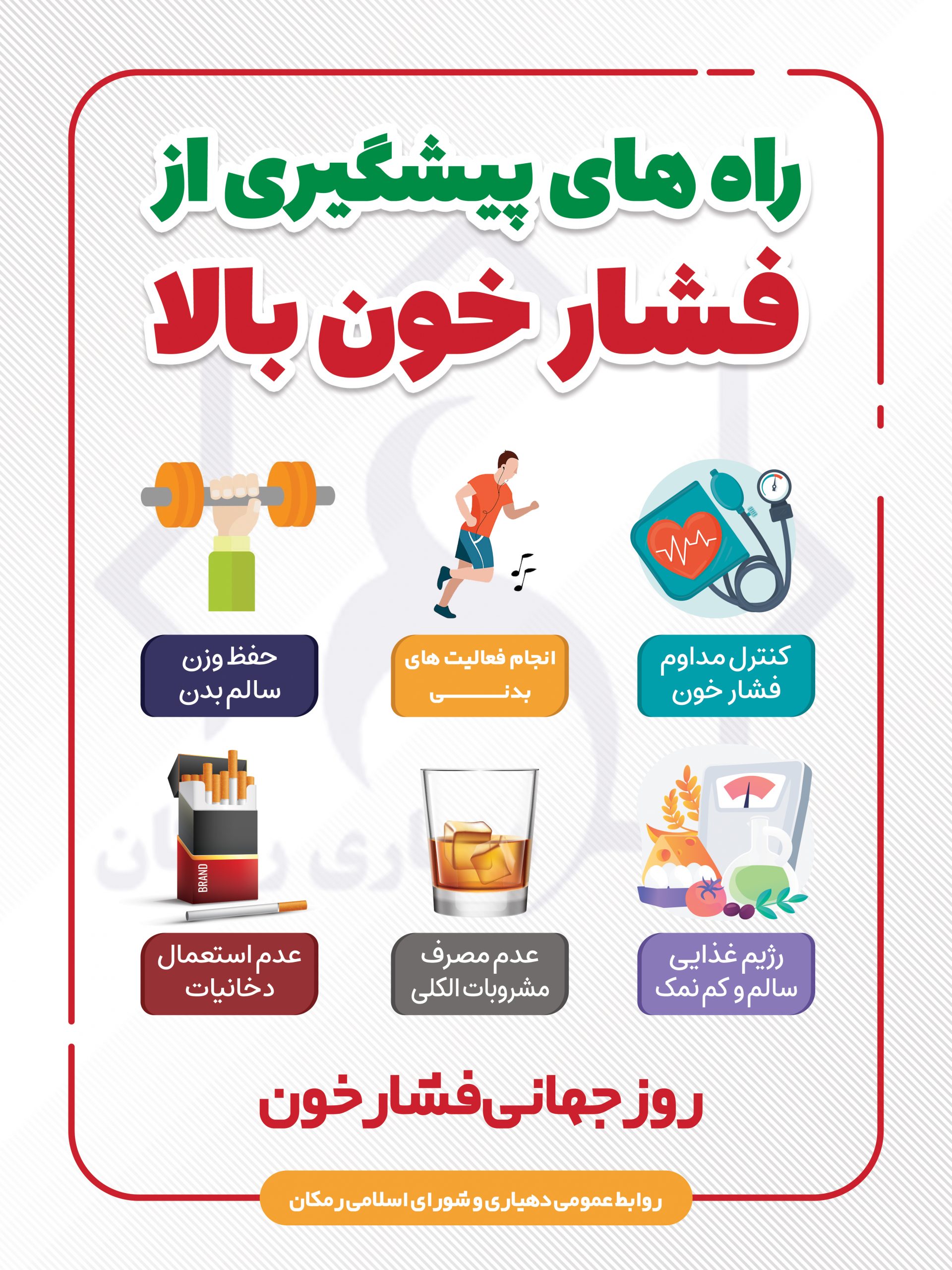 راه های پیشگیری ار فشار خون بالا