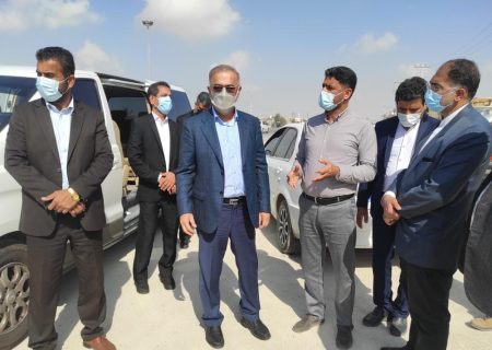بازدید دکتر آشوری از عملیات فاز دوم بلوار خلیج فارس شهر رمکان