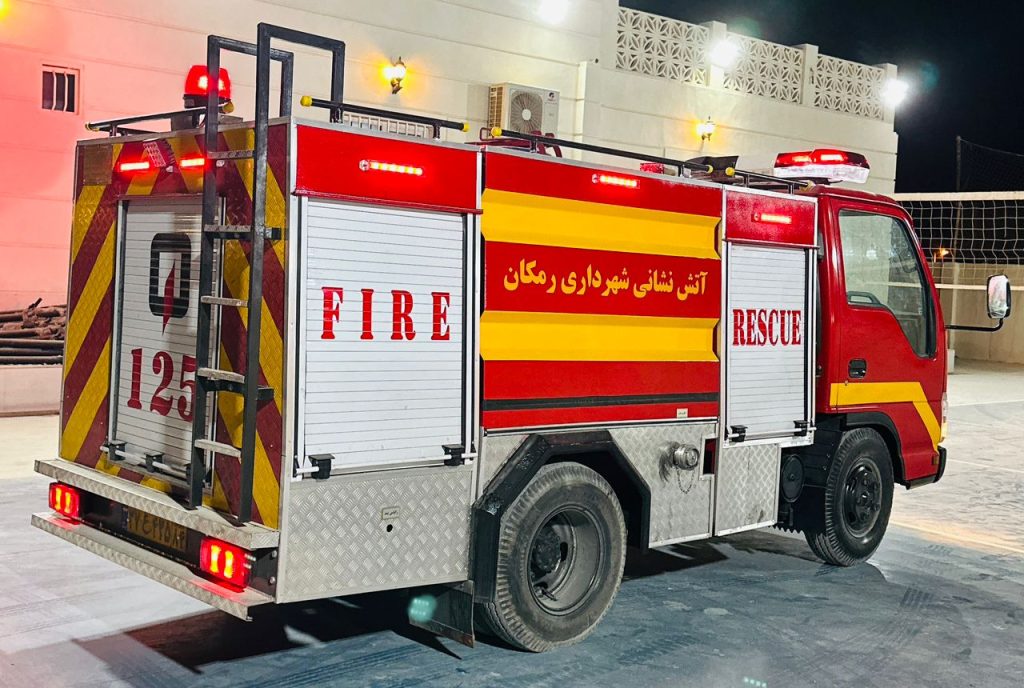 بازسازی و اورهال خودرو آتش نشانی شهرداری رمکان